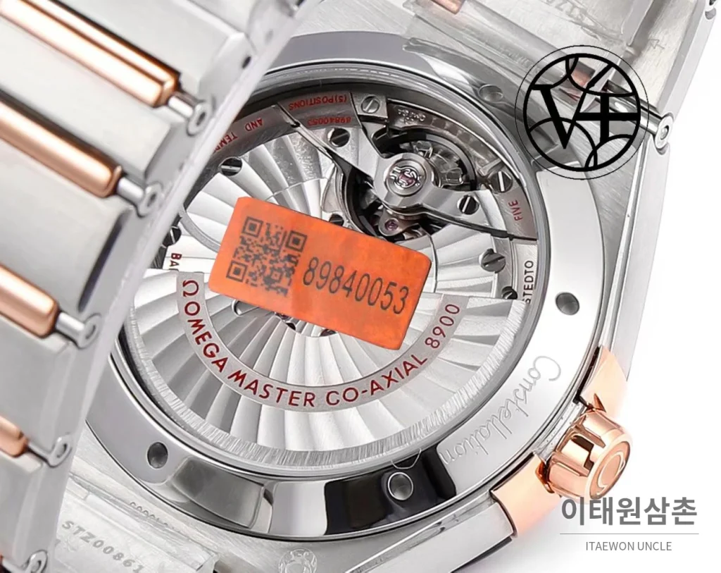 오메가 컨스텔레이션 5세대 메테오라이트 다이얼 세라믹베젤 오토매틱 41mm 131.30.41.21.99.001 투톤 브레이슬릿 (2)