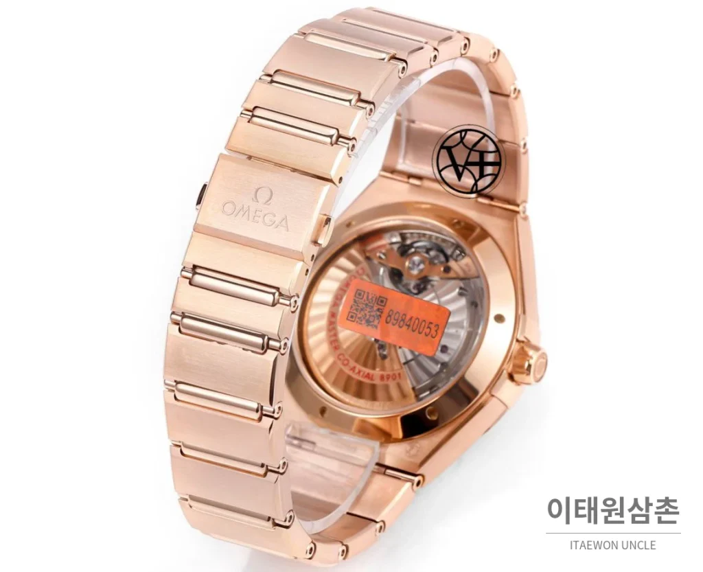오메가 컨스텔레이션 5세대 메테오라이트 다이얼 세라믹베젤 오토매틱 41mm 131.30.41.21.99.001 로즈골드 브레이슬릿