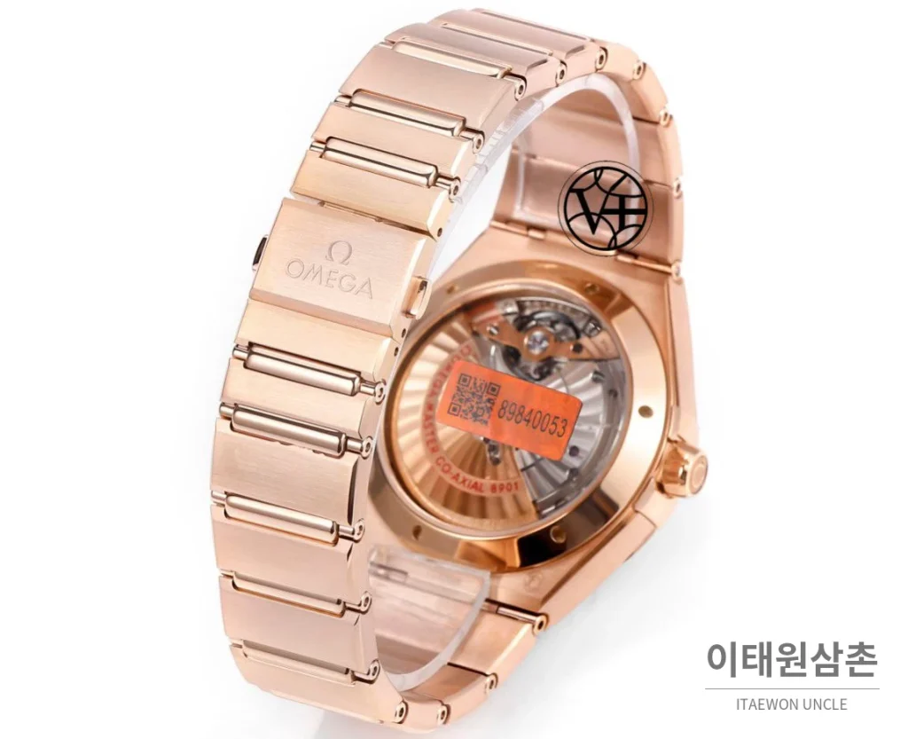 오메가 컨스텔레이션 5세대 메테오라이트 다이얼 세라믹베젤 오토매틱 41mm 131.30.41.21.99.001 로즈골드 브레이슬릿 (2)