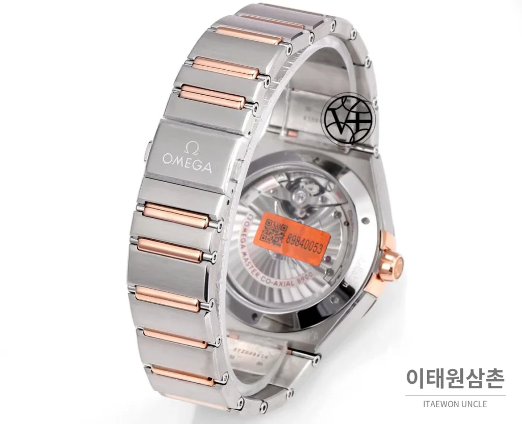 오메가 컨스텔레이션 5세대 메테오라이트 다이얼 세라믹베젤 오토매틱 41mm 131.30.41.21.99.001 투톤 브레이슬릿 (2)