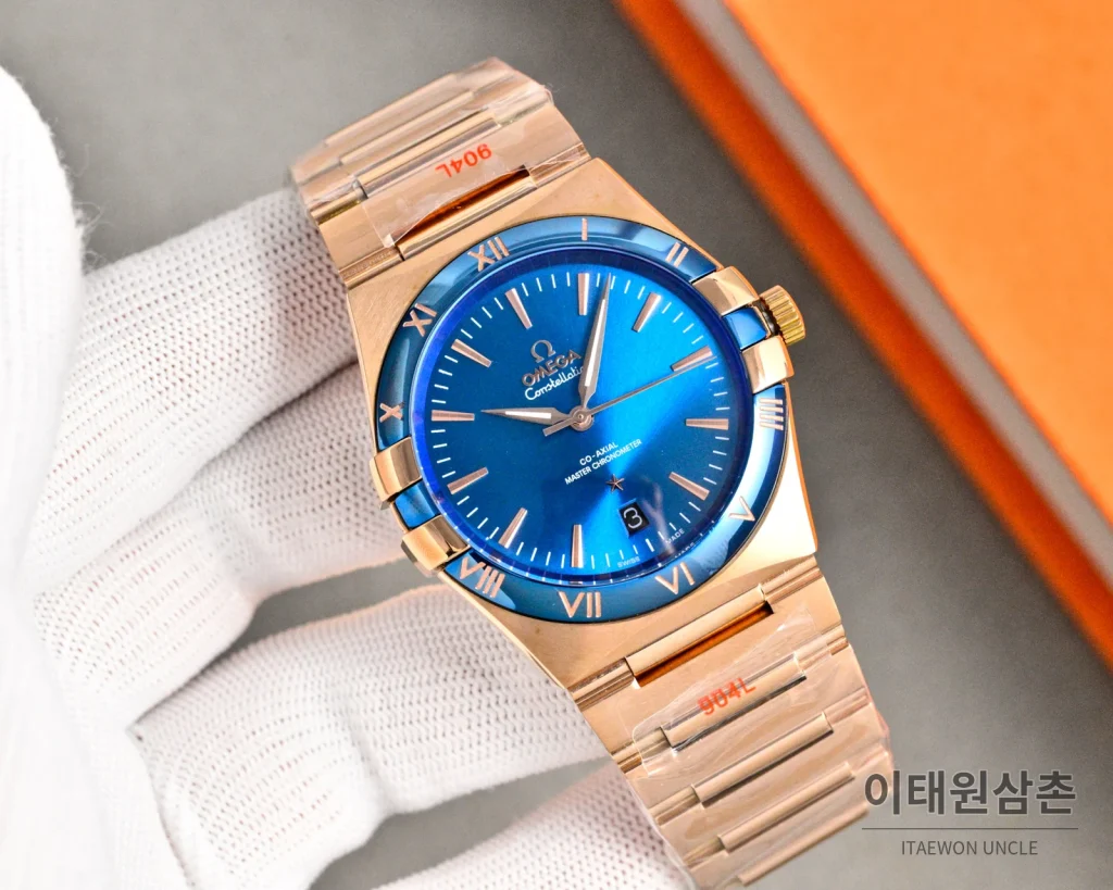 오메가 콘스텔레이션 오토매틱 41mm 화이트 다이얼