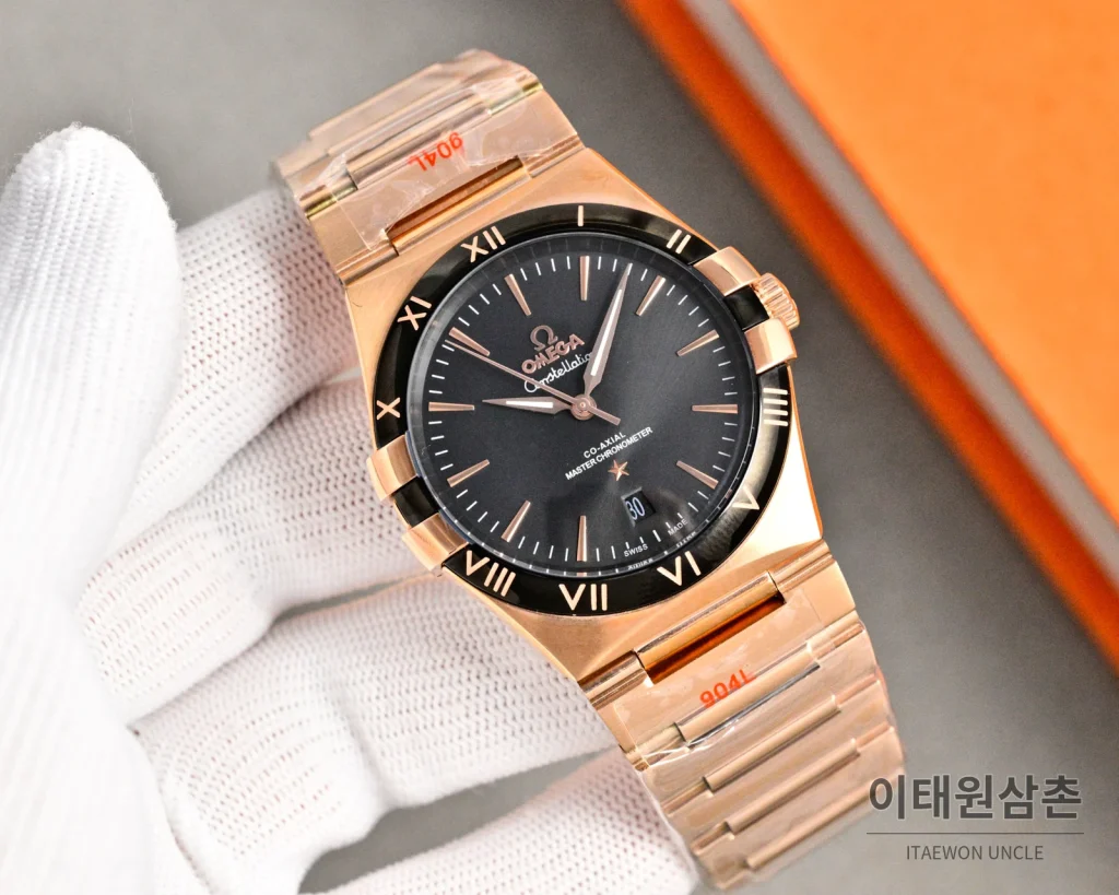 오메가 콘스텔레이션 오토매틱 41mm 화이트 다이얼