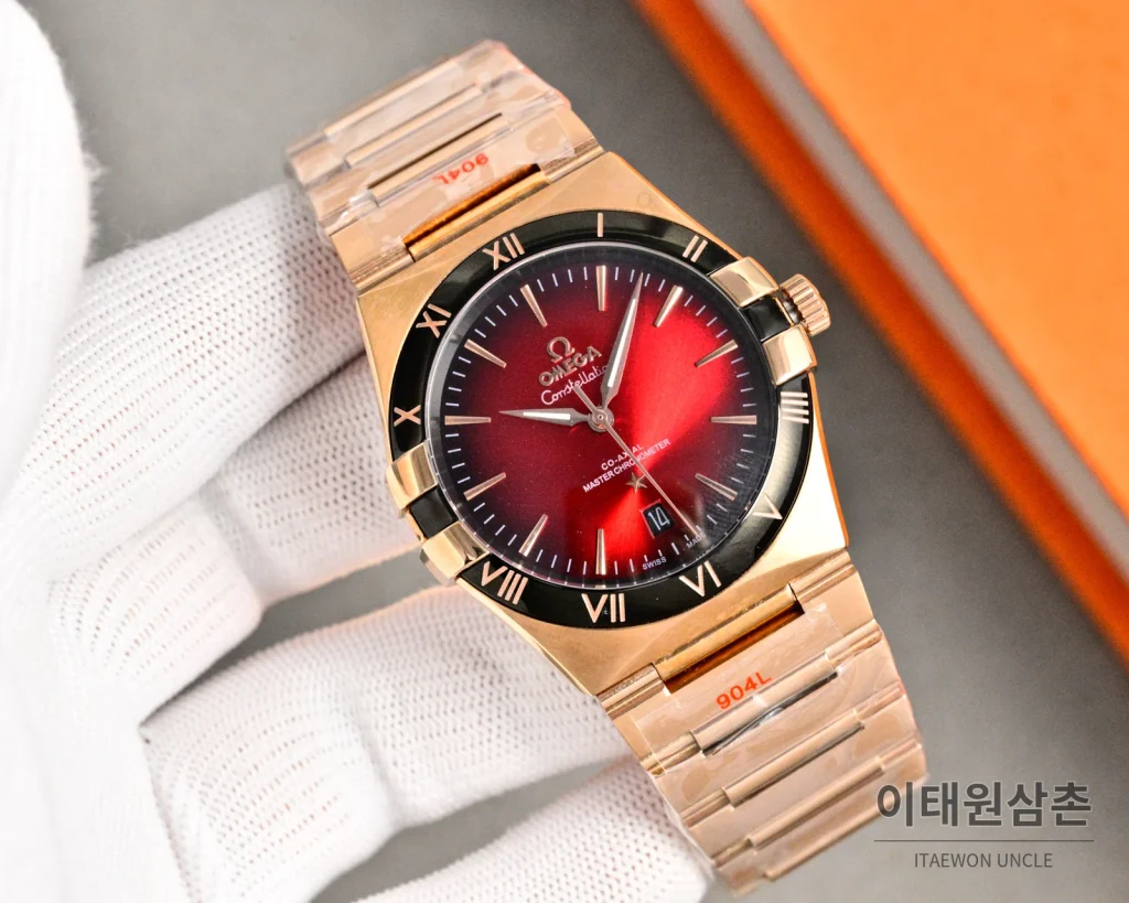 오메가 콘스텔레이션 오토매틱 41mm 화이트 다이얼