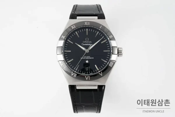오메가 컨스텔레이션 스틸 블루다이얼 오토매틱 41mm (2)