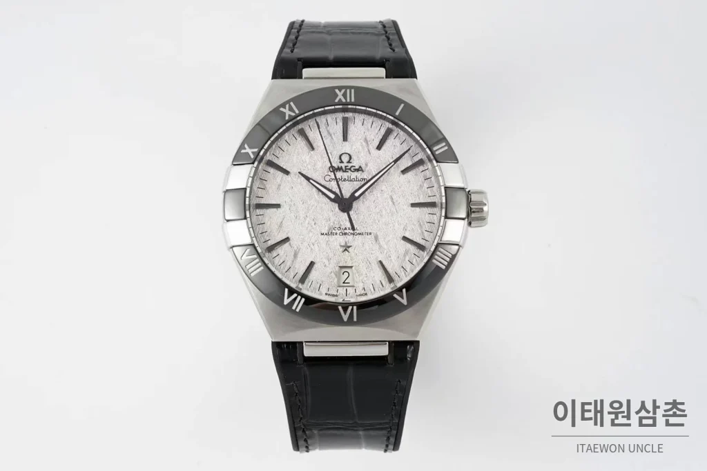 오메가 컨스텔레이션 스틸 블루다이얼 오토매틱 41mm (4)