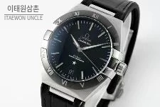 오메가 컨스텔레이션 스틸 블루다이얼 오토매틱 41mm (2)