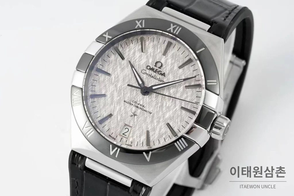 오메가 컨스텔레이션 스틸 블루다이얼 오토매틱 41mm (4)
