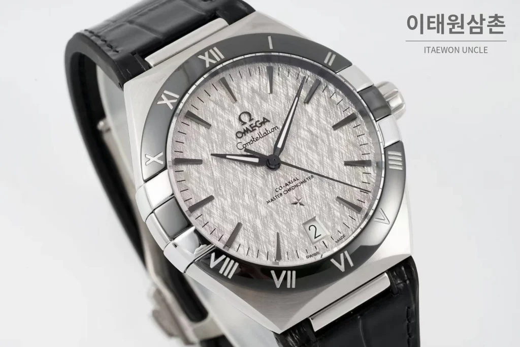 오메가 컨스텔레이션 스틸 블루다이얼 오토매틱 41mm (4)