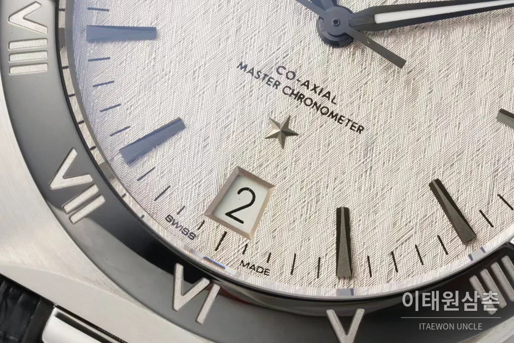 오메가 컨스텔레이션 스틸 블루다이얼 오토매틱 41mm (4)