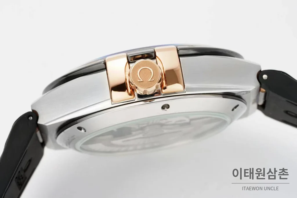 오메가 컨스텔레이션 스틸 블루다이얼 오토매틱 41mm (3)