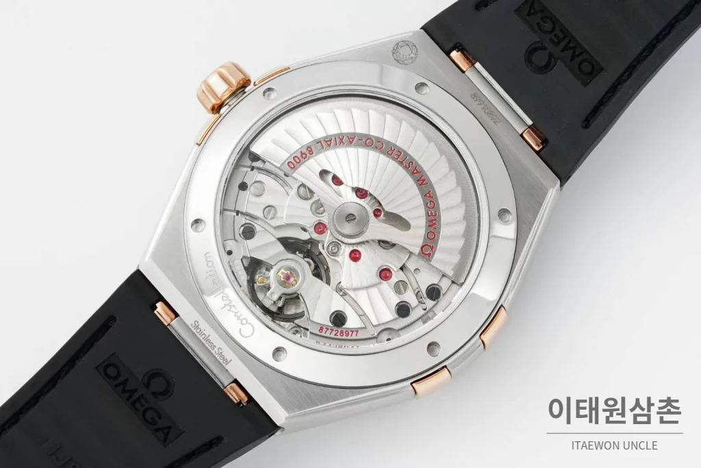 오메가 컨스텔레이션 스틸 블루다이얼 오토매틱 41mm (3)