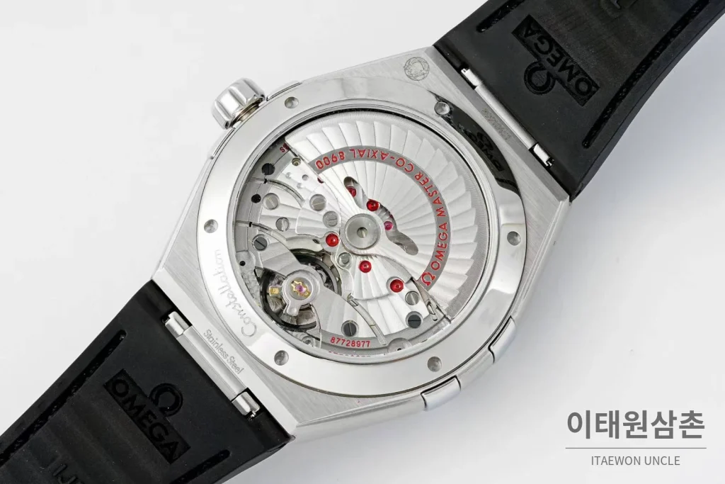 오메가 컨스텔레이션 스틸 블루다이얼 오토매틱 41mm (4)