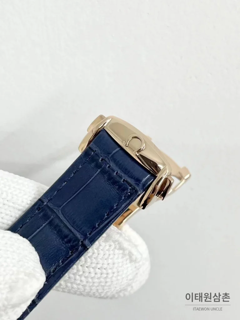 오메가 드빌 센트럴 투르비용 블루다이얼 오토매틱 44mm