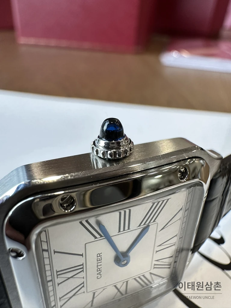 오메가 드빌 칼레이도스코프 실버톤베젤 미니 여성시계 18.5mm