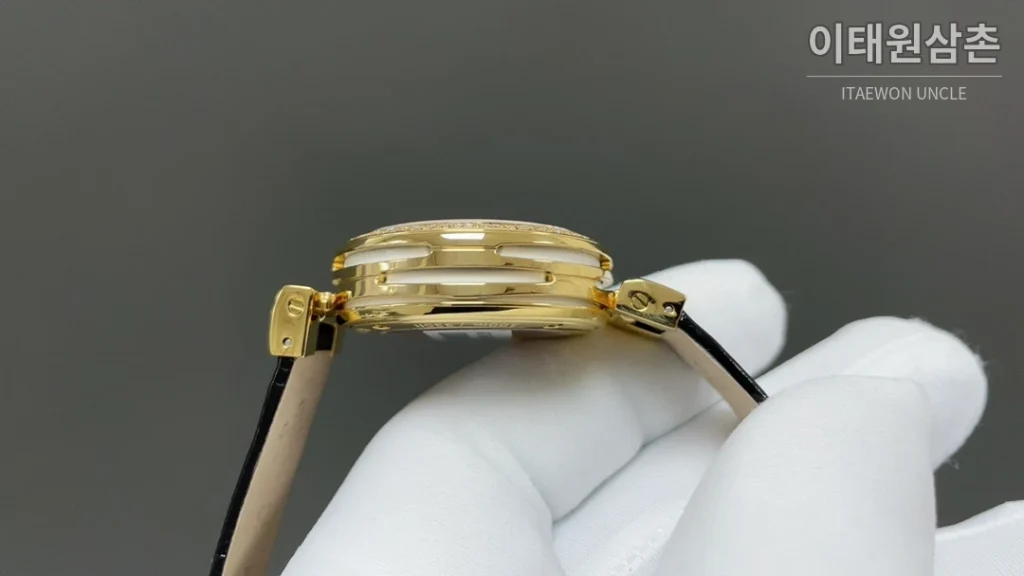 오메가 드빌 레이디매틱 마더오브펄 오토매틱 34mm