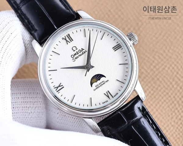 오메가 명디안 월페이즈 오토매틱 40mm