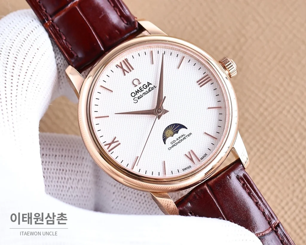 오메가 명디안 월페이즈 오토매틱 40mm