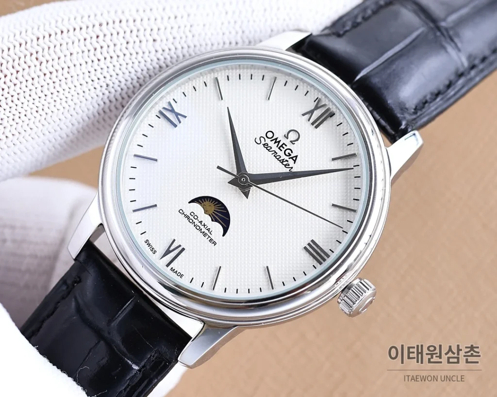 오메가 명디안 월페이즈 오토매틱 40mm