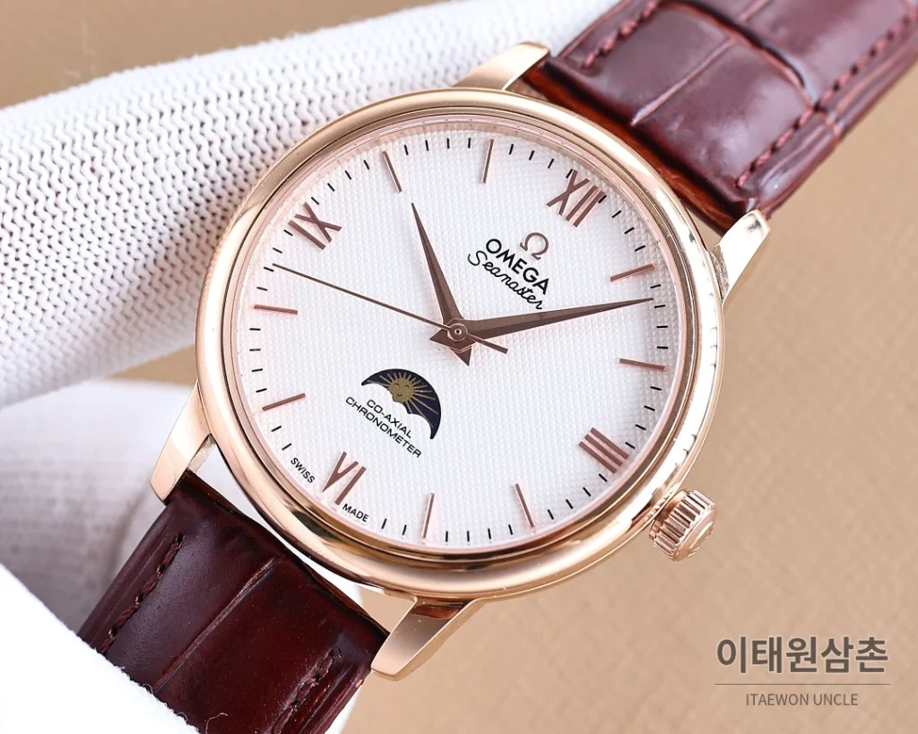 오메가 명디안 월페이즈 오토매틱 40mm