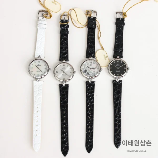 오메가 드빌 프레스티지 듀드롭 로즈골드 마더오브펄 다이아몬드 시계 32mm (3) 오메가 드빌 프레스티지 듀드롭 로즈골드 마더오브펄 다이아몬드 시계 32mm (3)