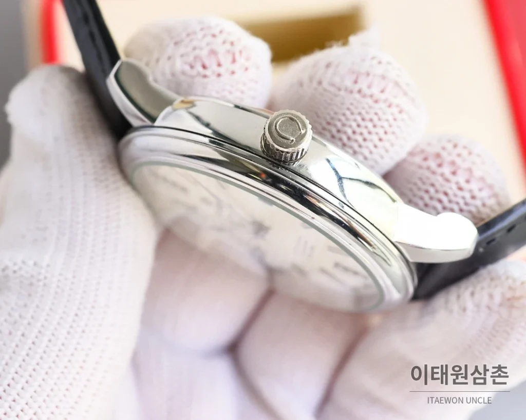 오메가 드빌 오토매틱 40mm 그레이 다이얼