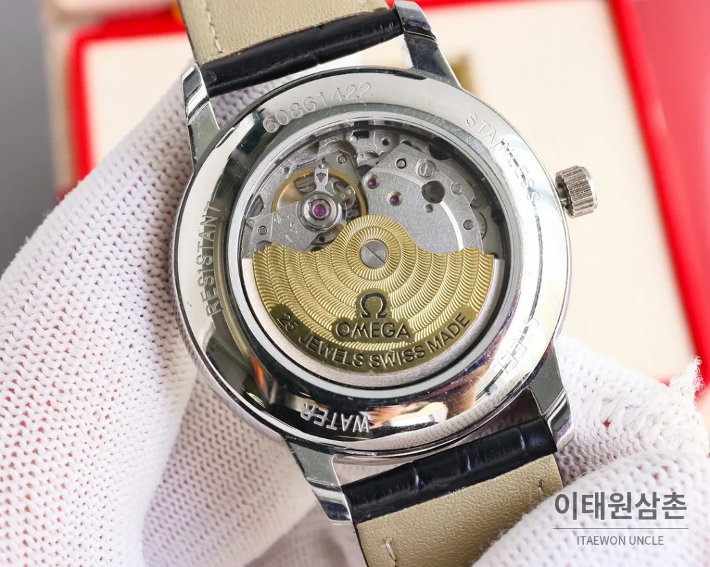 오메가 드빌 오토매틱 40mm 그레이 다이얼
