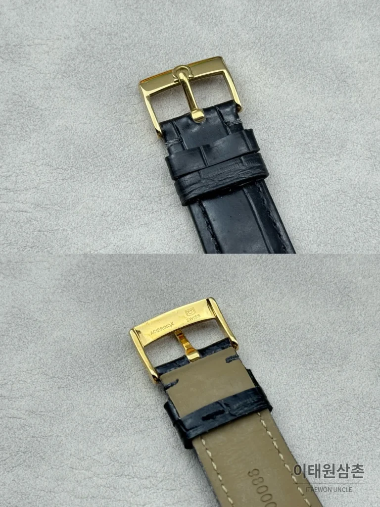 오메가 문페이즈 오토매틱 40mm 샴페인 다이얼
