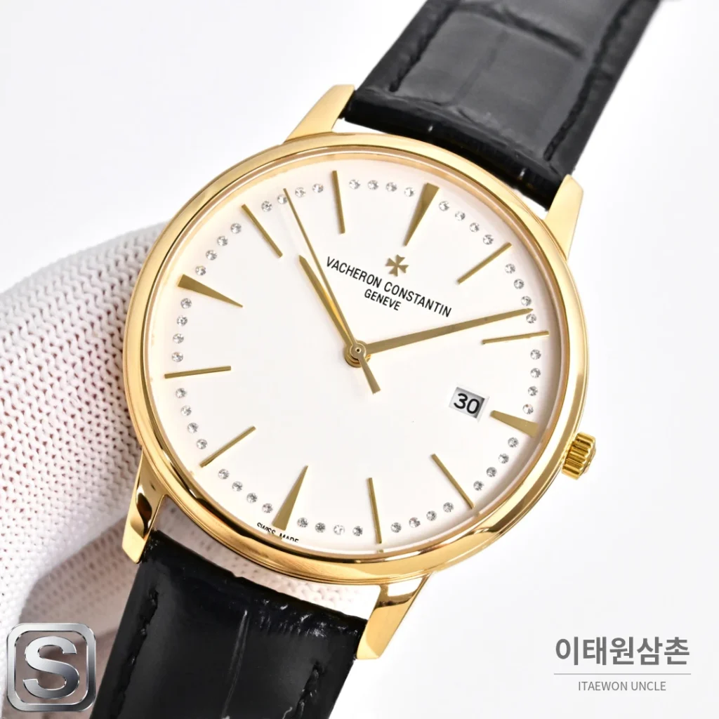 오메가 문페이즈 문앤스타 캘린더 가죽밴드 오토매틱 40mm R43
