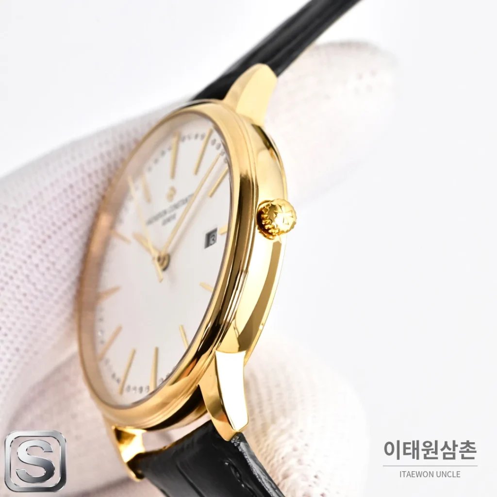 오메가 문페이즈 문앤스타 캘린더 가죽밴드 오토매틱 40mm R43
