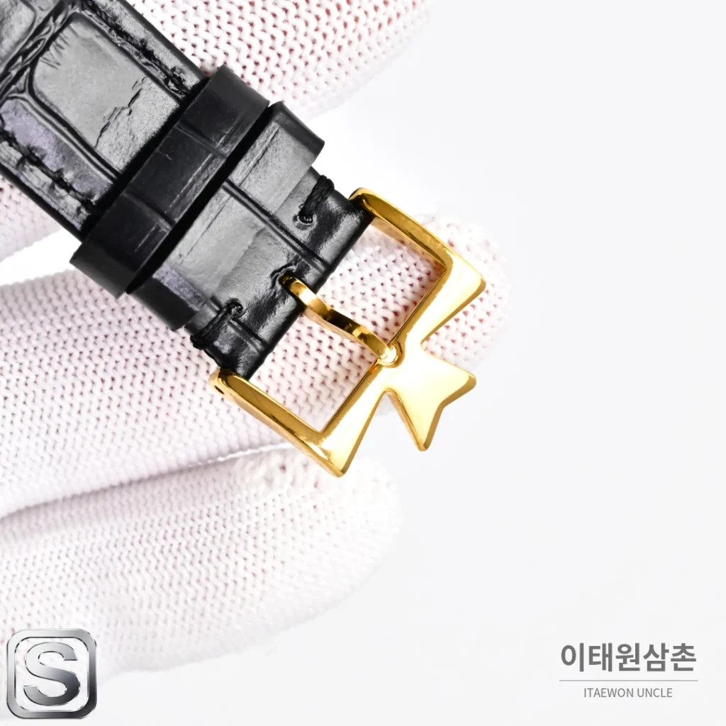 오메가 문페이즈 문앤스타 캘린더 가죽밴드 오토매틱 40mm R43