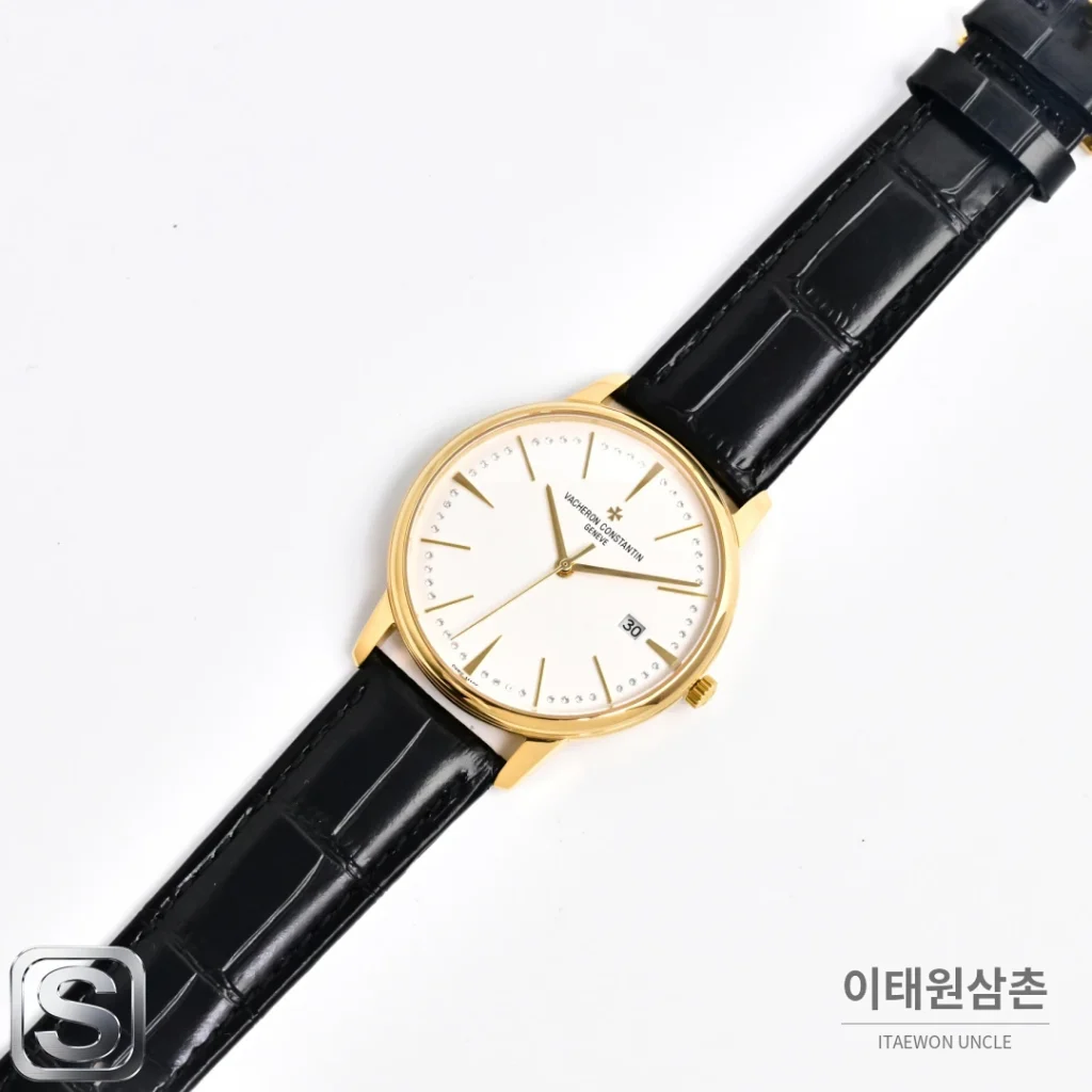 오메가 문페이즈 문앤스타 캘린더 가죽밴드 오토매틱 40mm R43