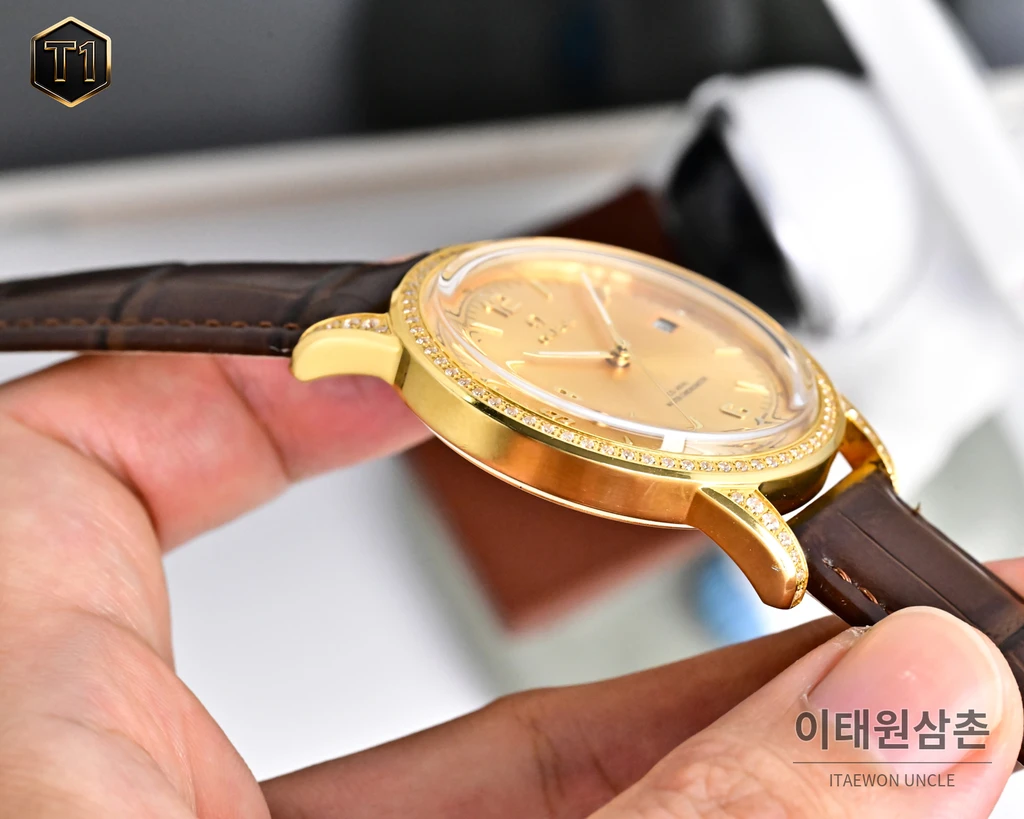 오메가 신형 3D 블루 라이트 글래스 오토매틱 화이트 워치 40mm