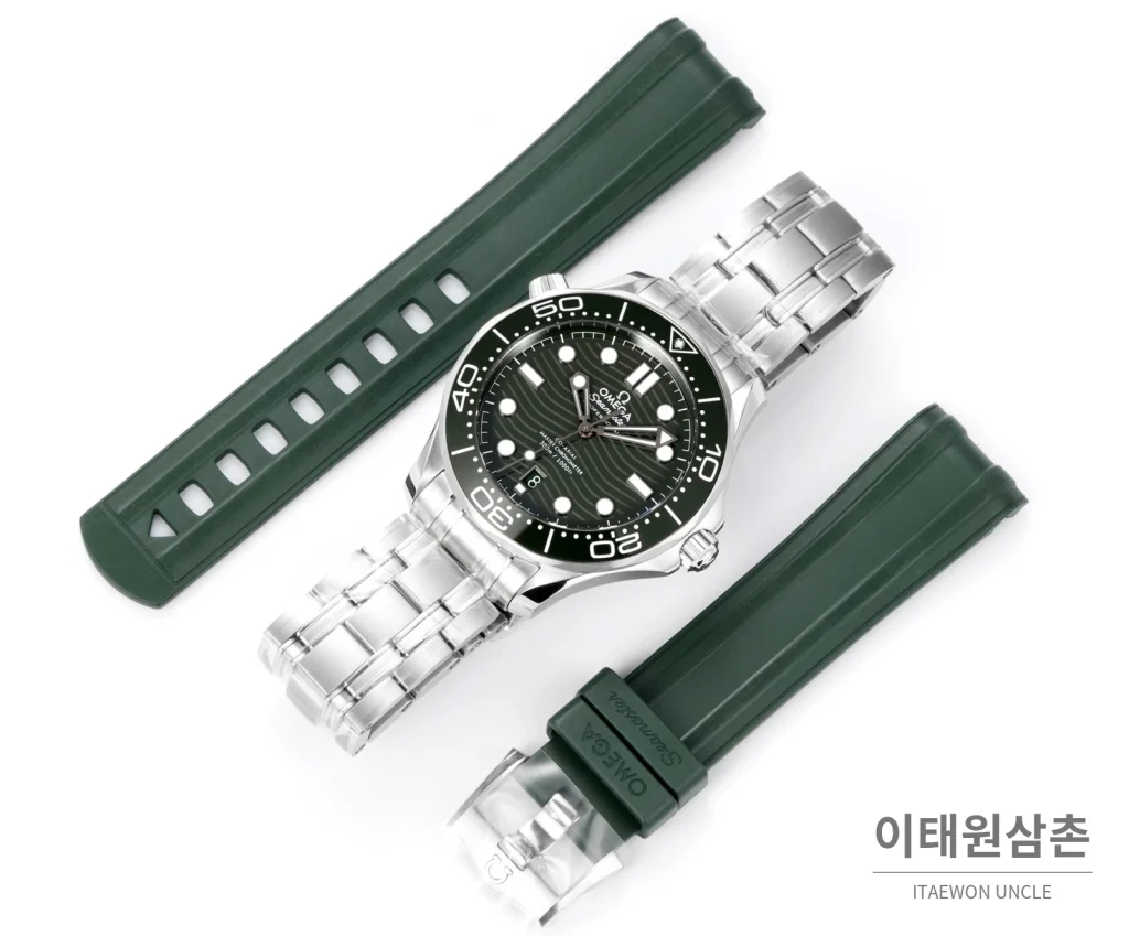 오메가 씨마스터300 세라믹 웨이브다이얼 오토매틱 42mm 스틸 브레이슬릿 블랙 베젤