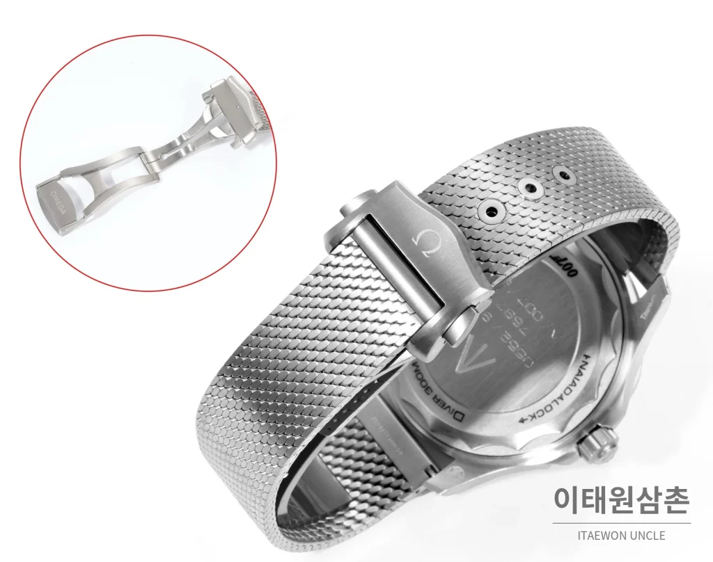 오메가 씨마스터 300M 007 에디션 오토매틱 42mm 블랙 다이얼