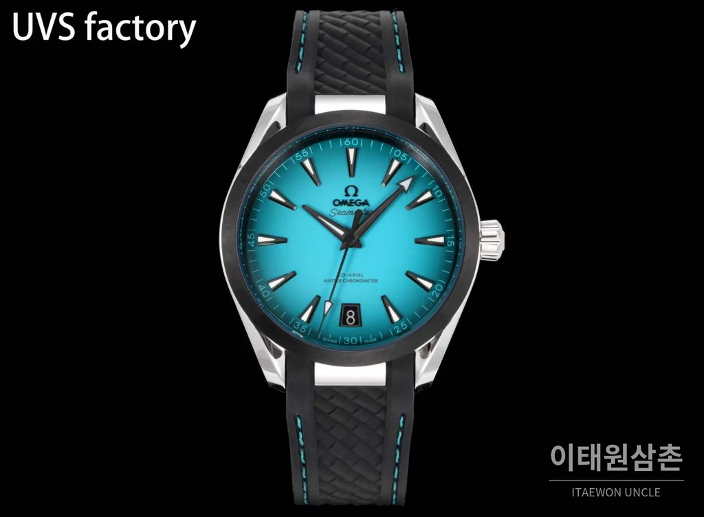 오메가 씨마스터 아쿠아 테라 150M 에나멜 다이얼 블랙베젤 41mm