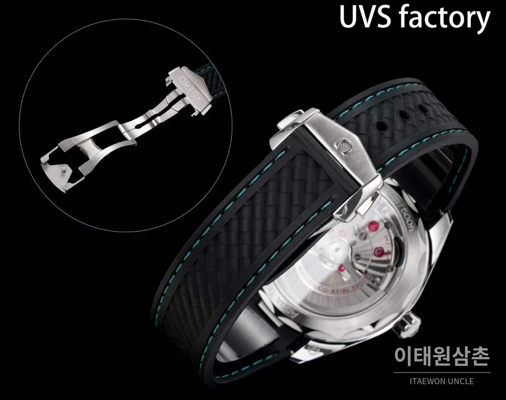 오메가 씨마스터 아쿠아 테라 150M 에나멜 다이얼 블랙베젤 41mm