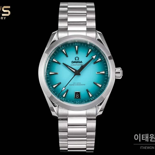 오메가 씨마스터 아쿠아 테라 150M 에나멜 다이얼 실버베젤 41mm 오메가 씨마스터 아쿠아 테라 150M 에나멜 다이얼 실버베젤 41mm