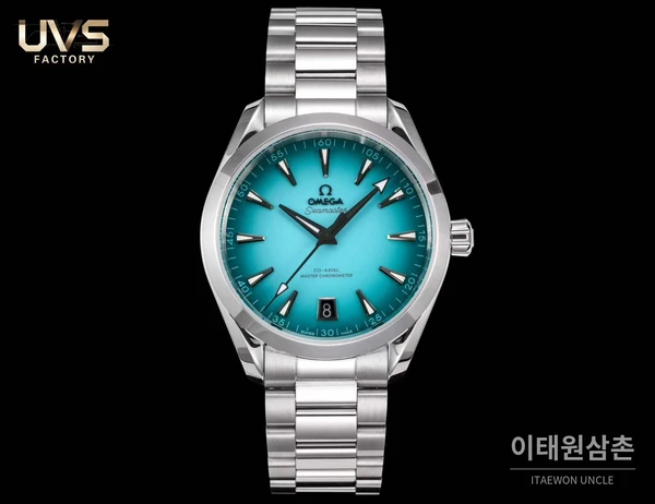 오메가 씨마스터 아쿠아 테라 150M 에나멜 다이얼 실버베젤 41mm 오메가 씨마스터 아쿠아 테라 150M 에나멜 다이얼 실버베젤 41mm