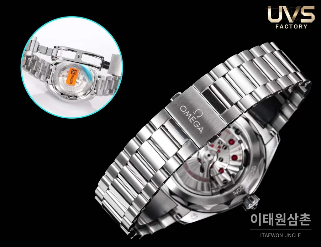 오메가 씨마스터 아쿠아 테라 150M 에나멜 다이얼 실버베젤 41mm