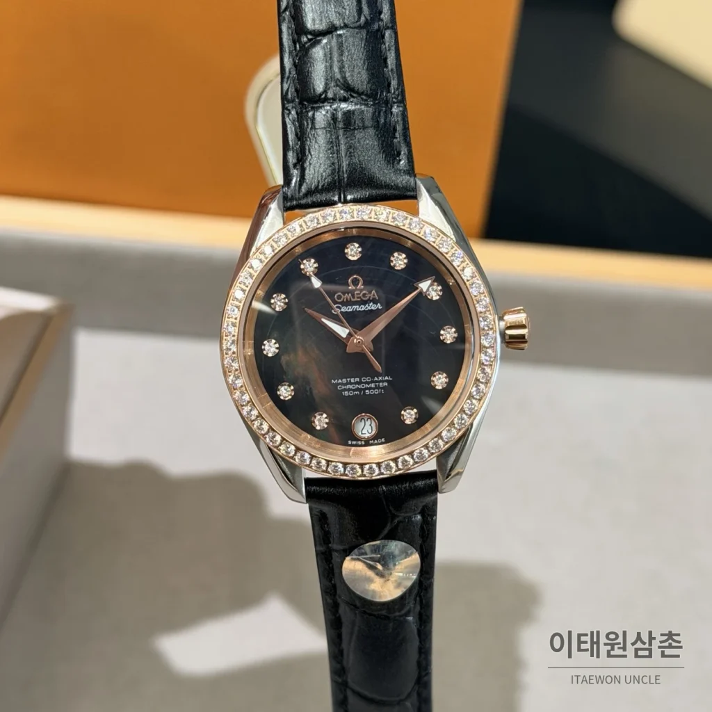 오메가 씨마스터 아쿠아 테라 오토매틱 34mm 미정