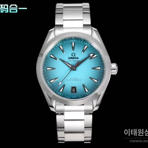 오메가 씨마스터 아쿠아테라 컬러다이얼 데이트 오토매틱 41mm 멀티 컬러