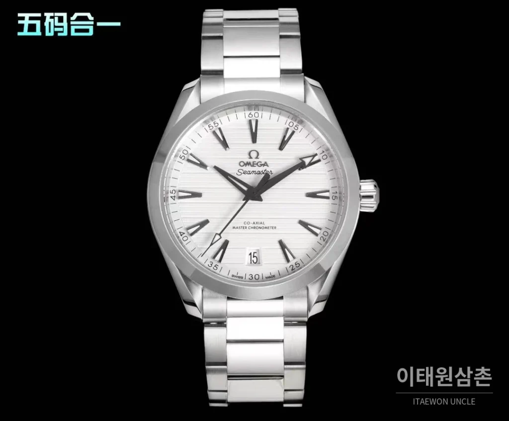 오메가 씨마스터 아쿠아테라 컬러다이얼 데이트 오토매틱 41mm 멀티 컬러 (4)