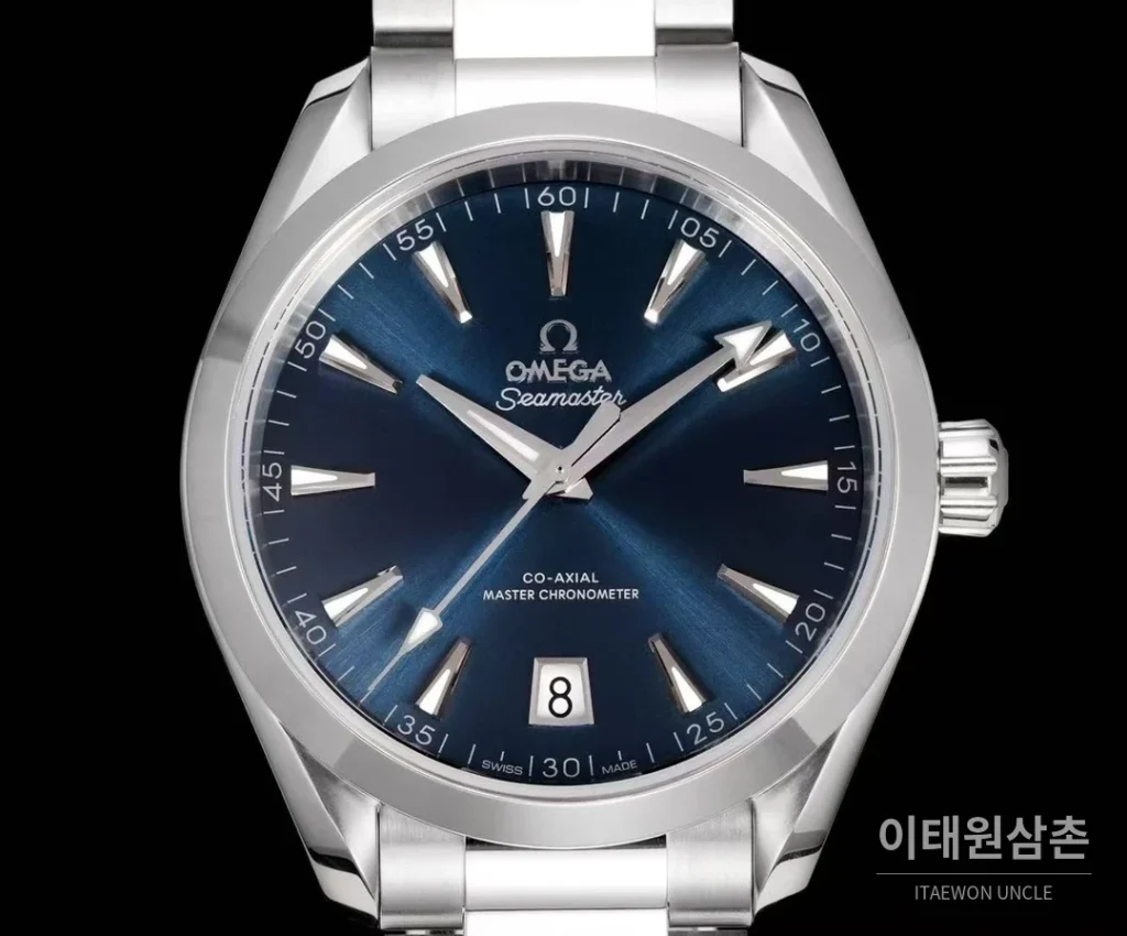 오메가 씨마스터 아쿠아테라 컬러다이얼 데이트 오토매틱 41mm 멀티 컬러 (2)