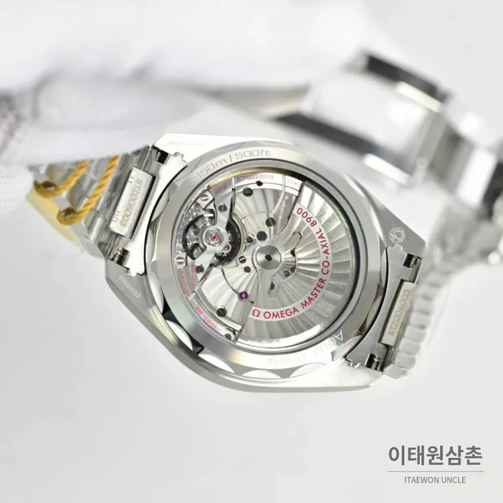 오메가 씨마스터 아쿠아테라 스틸 블루다이얼 데이트 오토매틱 41mm 스틸 브레이슬릿