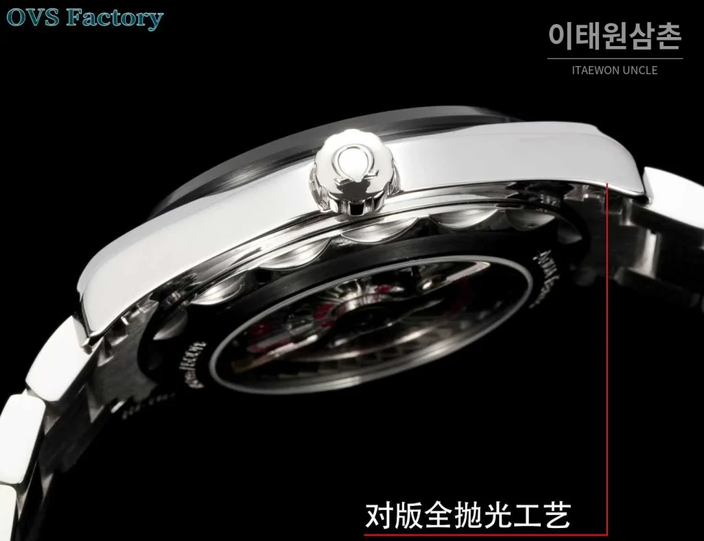 오메가 씨마스터 아쿠아테라 스틸 그린그라데이션 다이얼 러버밴드 오토매틱 41mm (2)