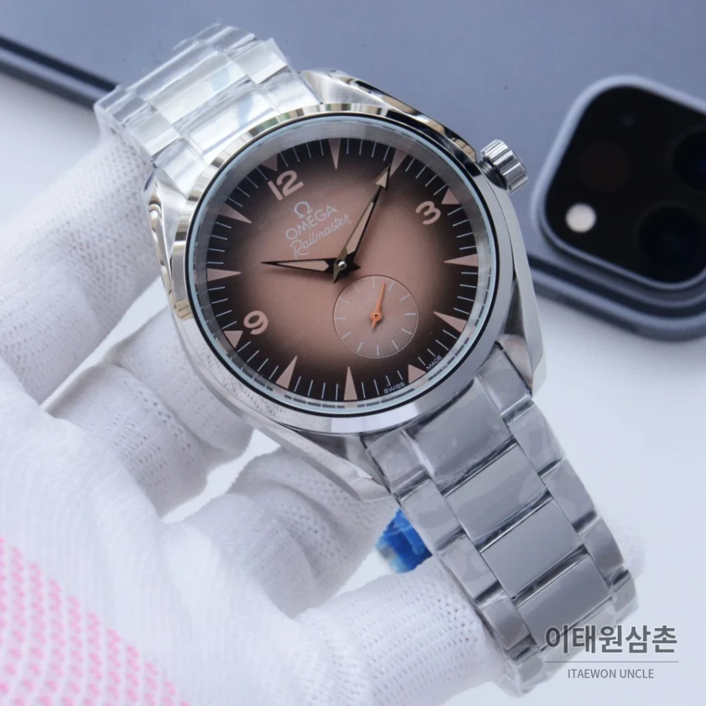 오메가 씨마스터 오토매틱 41mm 아이스블루 다이얼 스틸 브레이슬릿