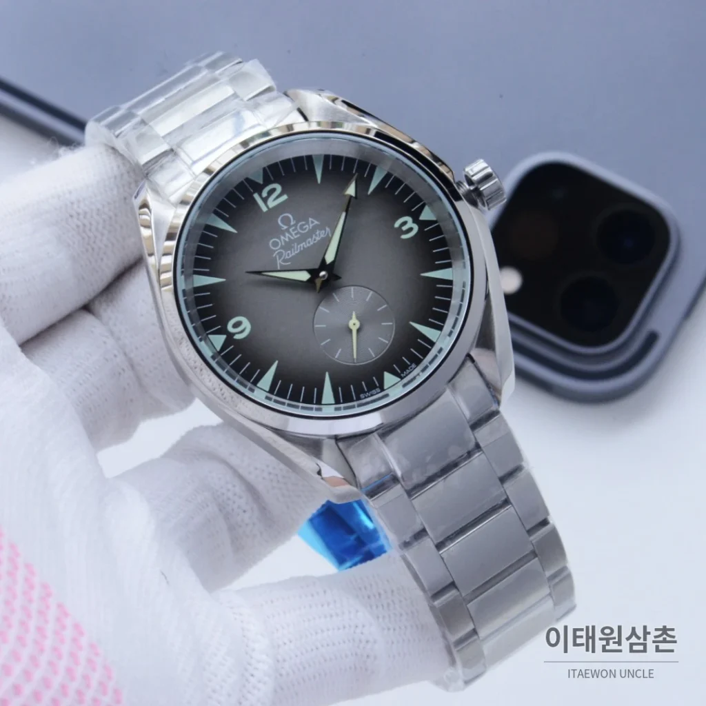 오메가 씨마스터 오토매틱 41mm 아이스블루 다이얼 스틸 브레이슬릿