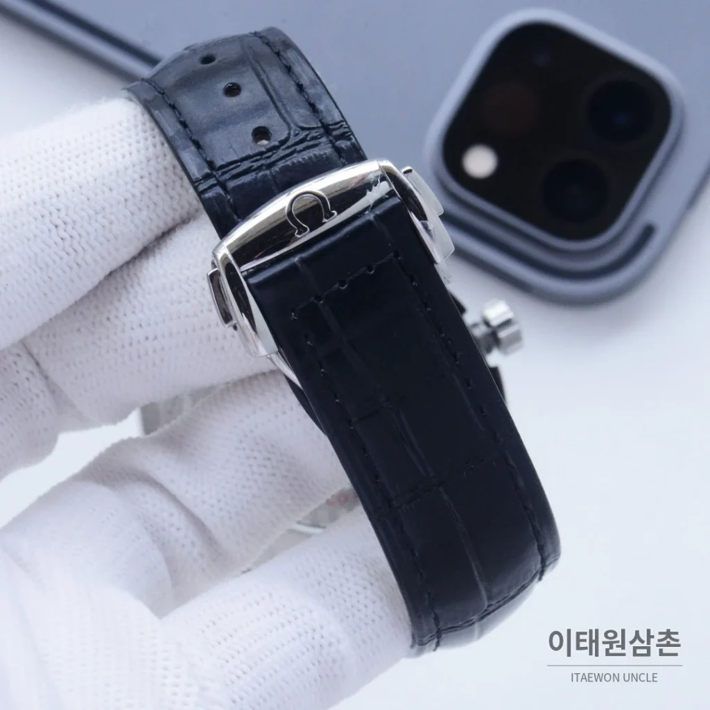 오메가 씨마스터 오토매틱 41mm 블랙 다이얼 스틸 브레이슬릿