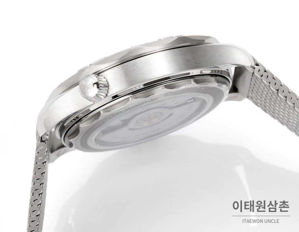 오메가 씨마스터 오토매틱 42mm 그레이 다이얼 스틸 브레이슬릿