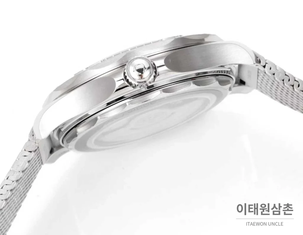 오메가 씨마스터 다이버300M 티타늄베젤 그레이다이얼 야광 오토매틱 42mm 스틸 브레이슬릿
